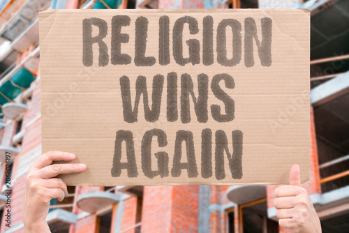 Fotografia "Religion wins again" Faith gains cultural prominence once more