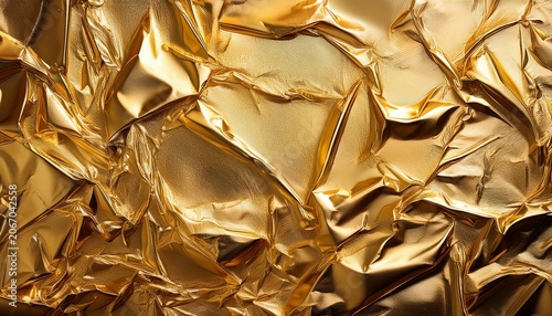 Gold Textured Background Golden Foil Metallic Sheet Or Paper For Advertising Campaign And Animation