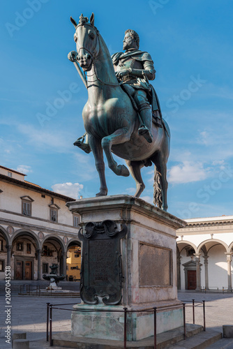 Ferdinand i de' Medici equestrian statue in Florence