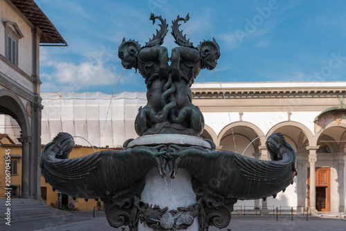 Florence Piazza della Santissima Annunziata Fontana dei Mostri