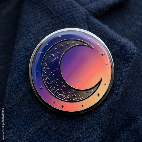 Close up of a pink cosmetic compact with mirror inside.