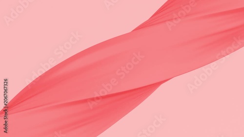 Light red soft 3d minimalistic background wallpaper animation 4k seamless loop 