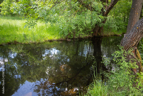 Landscape of South Park in city of Sofia, Bulgaria