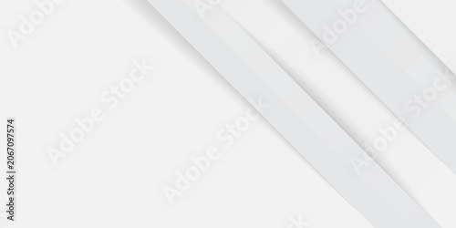 Grey white abstract background paper shine and layer element vector for presentation design. Suit for business, corporate, institution, party, festive, seminar, and talks.