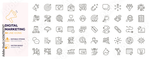 Photos Digital marketing icons