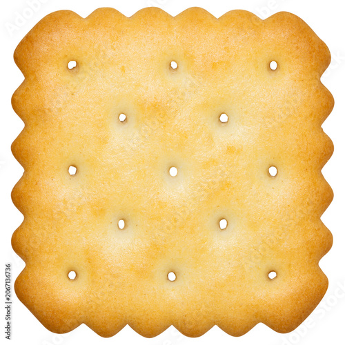 Square Cracker with Perforations