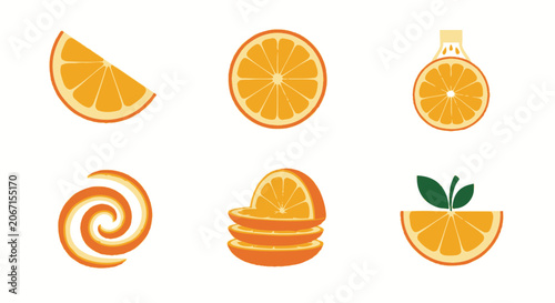 Orange Slices and Peel.