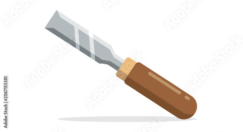 Chisel Tool Metal Handle.