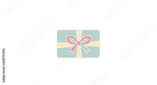 Fotografía Gift Box with Pink Ribbon.