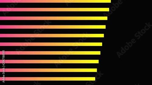 Abstract Gradient Flowing Stripes Motion Background for Digital Media