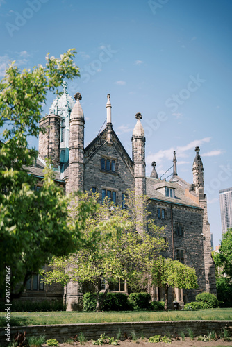 Photography Historic stone building at University of Toronto campus