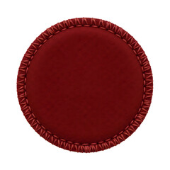 Abstract circular design with vibrant border patterns and dark center