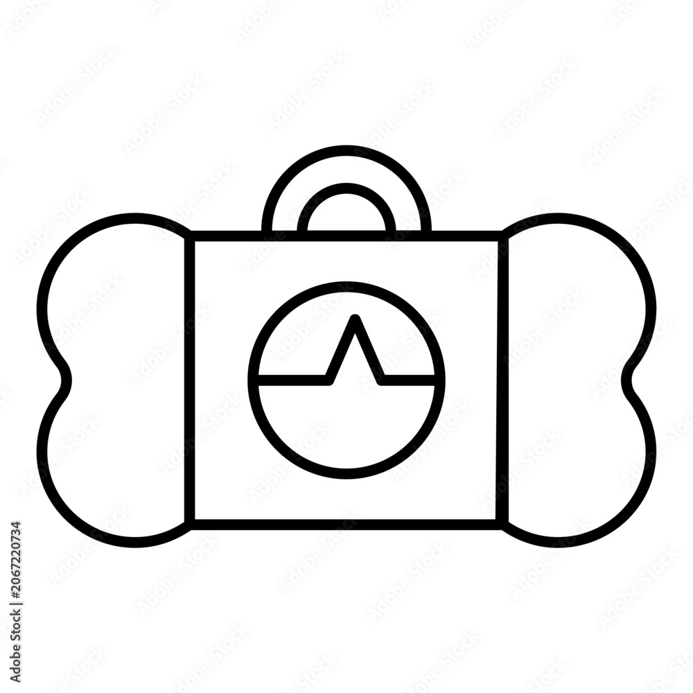Fototapeta premium Poop Bag Dispenser icon