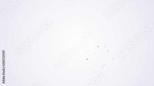 Colorful confetti explosion with vibrant colors for celebrations