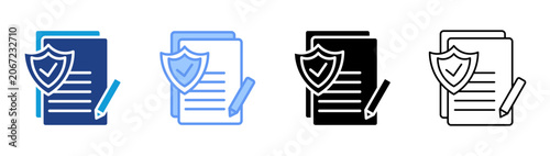 insurance icon sheet multistyle collections