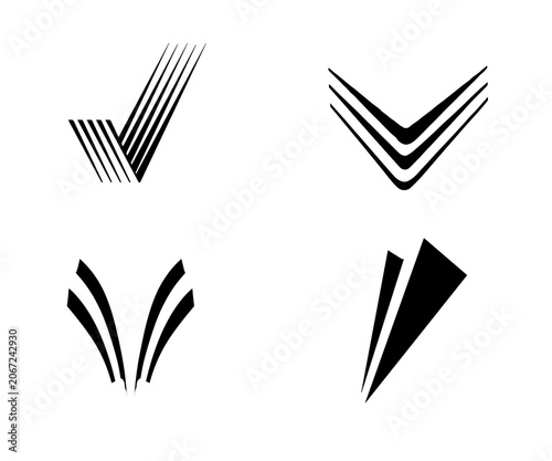 Hand Drawn Doodle Arrows and Swirls on White Background Minimalist Line Art