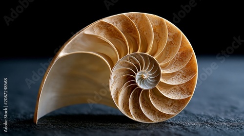 Nautilus Cross Section with Chamber Detail