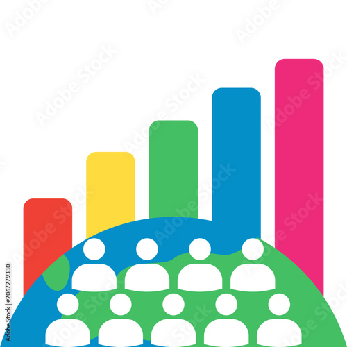 Worl Population Days Illustration
