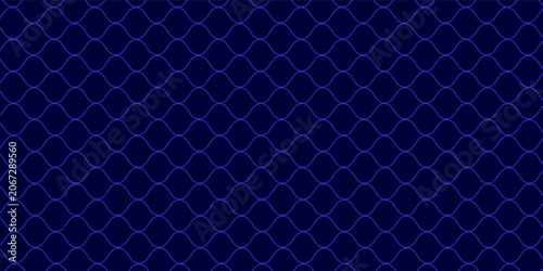 Abstract net background blue for sports, Mesh texture for fishing nets. Seamless pattern for sportswear or soccer goal, volleyball net, basketball hoop, hockey, athletics. Eps10