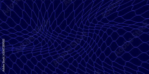 Abstract net background blue for sports, Mesh texture for fishing nets. Seamless pattern for sportswear or soccer goal, volleyball net, basketball hoop, hockey, athletics. Eps10