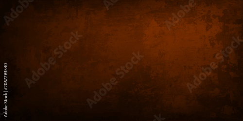 Tableau sur toile Dark Old Grunge Background with Vintage Aged Paper Texture, Rough Rusty Wall Sur