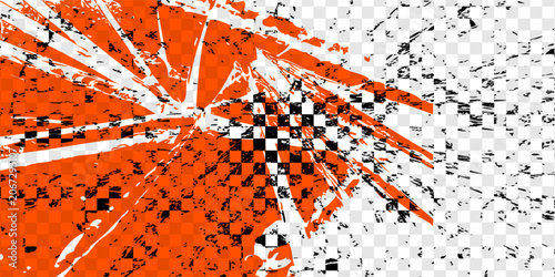 Fotografie Dynamic background template designed for motorcycle racing events, using bold co