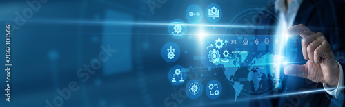 Tableau sur toile Industrial efficiency