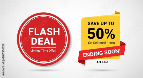 Flash Deal and Save Up to Fifty Percent Ending Soon Offer.