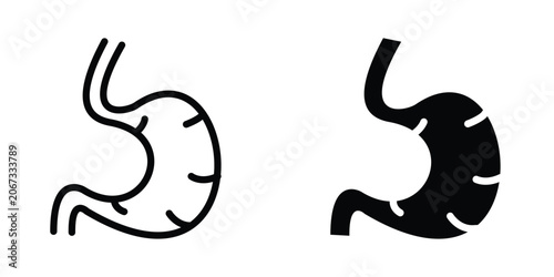 Stomach icon design template