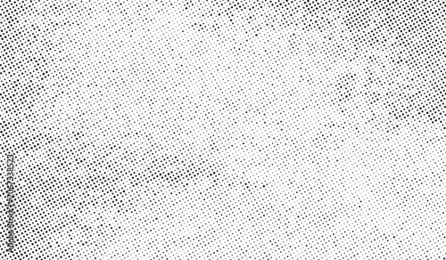 Tableau sur toile Halftone gradient texture with fading grunge effect