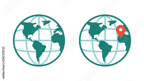 Global Location Icons