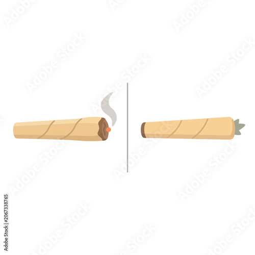Rolled Cigarette Icon