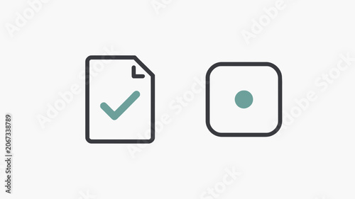 File and Dot Icons