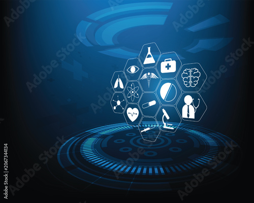 Icons related to healthcare  medicine  and medication.