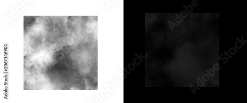 Canvastavla Dramatic volcanic eruption spewing dense clouds of ash and smoke into the atmosp