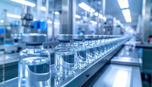 Pharmaceutical vials conveyor sterile production line
