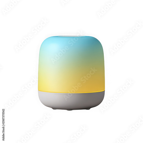 Modern smart lamp with colorful light