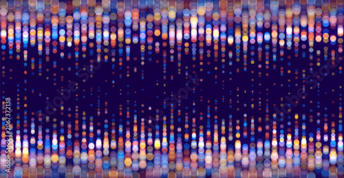 Tableau sur toile Genomic data visualization