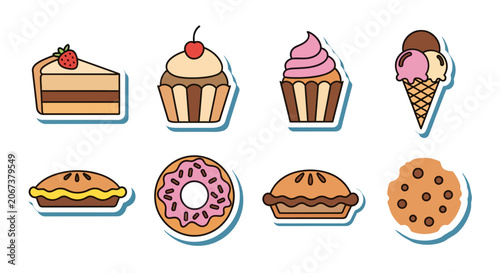 Assorted Baked Sweet Treats Collection