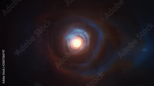 V838 monocerotis stars light echoes in interstellar space dust clouds and cosmic nebula gas, suitable for astronomy educational materials or design projects.