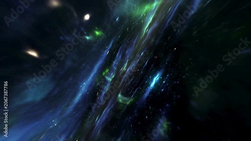 Interstellar space warp with glowing nebula and cosmic light streaks. Perfect for scifi projects, futuristic designs, and spacethemed content.