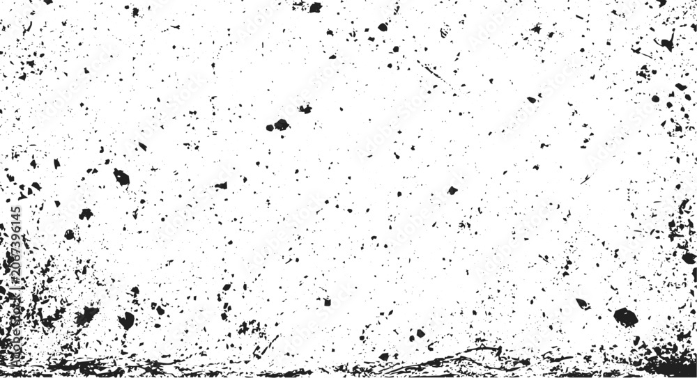 Fototapeta premium Abstract Grunge Background with Fine Dot Cloud Effect, Black and White Grain Texture and Diagonal Dust Pattern.