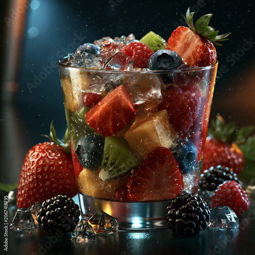 fresh fruit cocktail