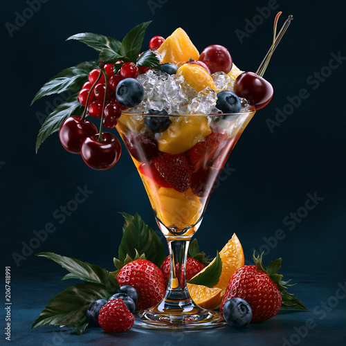 fresh fruit cocktail