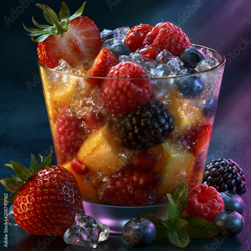 fresh fruit cocktail