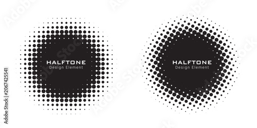 Fotografía Burst halftone light effect with a radiant glow set