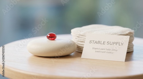 Red Blood Droplet for Blood Donation and Medical Care