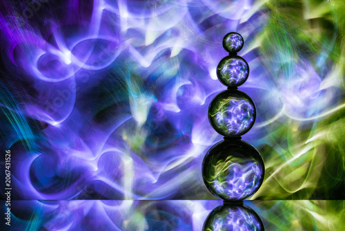 Glass ball tower