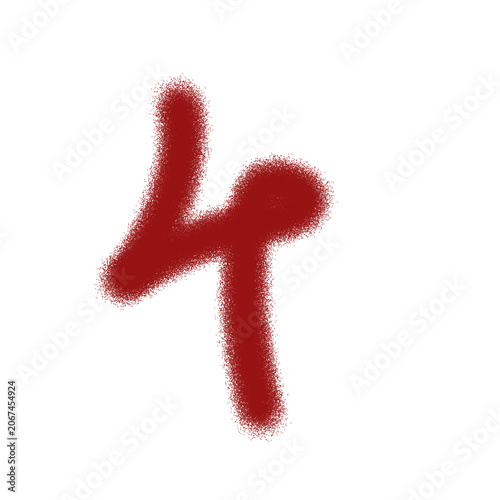 The number four represents stability, structure, discipline, reliability, and strong foundations. Simple geometric numeral style.
