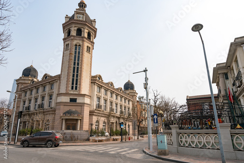 Photos Historic European Architecture Clock Tower in Tianjin